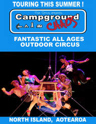 Campground Chaos Poster. 